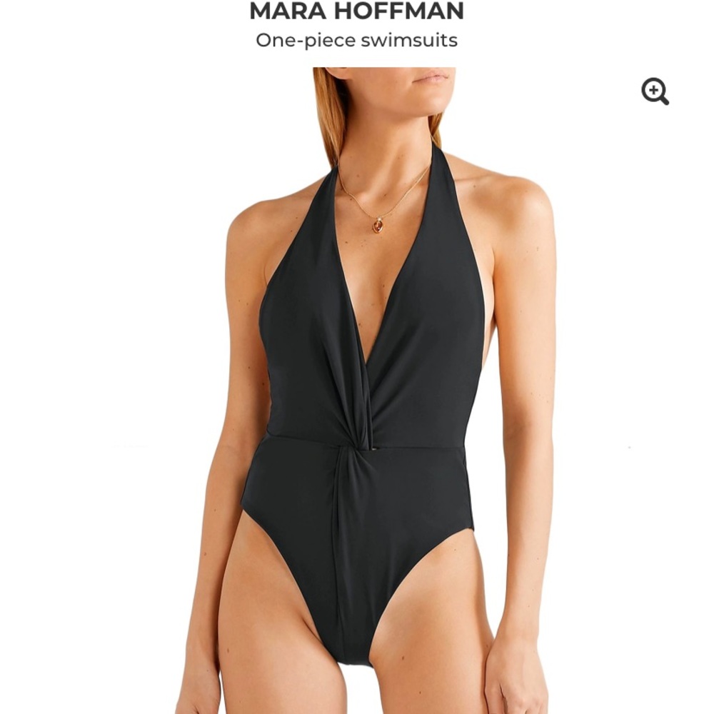 Mara Hoffman Black One Piece